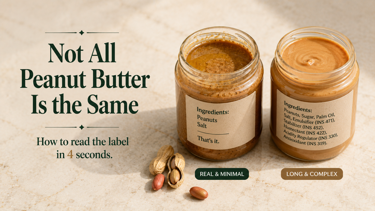 Best Peanut Butter in India Without Palm Oil
