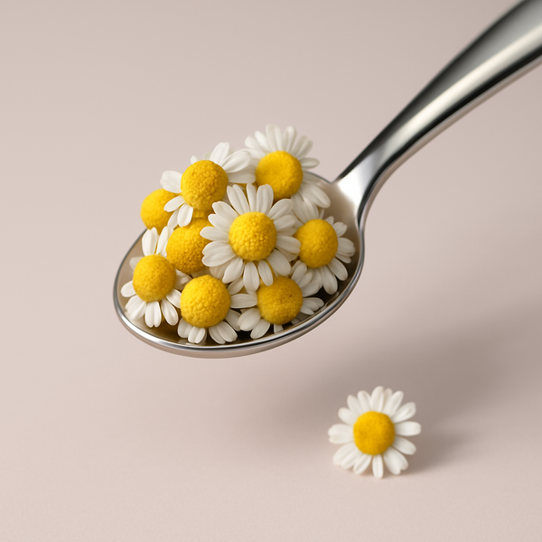 Take 1 teaspoon of Chamomile flowers